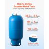 34-Gallon Vertical Well Pressure Tank, Pre-Charged Pressurized Water Tank for Well Pumps, Heavy-Duty Carbon Steel Water Storage Container for Home