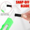 120 Pack Box Cutter Retractable Utility Knife 18 mm Wide Blade Card Cutter with Snap off for Cardboard Art Craft for Office and Home Use (Multicolor)