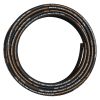 Hydraulic Hose 1/2 inch x 100 ft, Coiled Hydraulic Hose 4000 PSI, Rubber Hydraulic Hose with 2 High-Tensile Steel Wire Braid