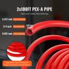 PEX Pipe 3/4 Inch, 2 x 100 Feet Length PEX-A Flexible Pipe Tubing for Potable Water, Pex Water Lines for Hot/Cold Water & Easily Restore