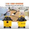 Wet Dry Vac, 2.6 Gallon, 2.5 Peak HP, 3 in 1 Portable Shop Vacuum with Blowing Function, Attachments Storage, Perfect for Cleaning Floor, Upholstery