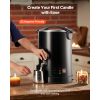 Wax Melter for Candle Making, 10.6 Qts, Fast and Even Heating, with Easy Pour Spout and Temperature Control, Hourglass Base for Non-Stick Smooth Flow