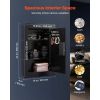 Wall Safe, 3-Tier Hidden Wall Safe with Fingerprint, Password, Key & Turning Knob
