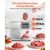 Meat Cutting Machine, 850W Commercial Slicer, 5mm Heavy Duty Stainless Steel Blade Shredder for Boneless Meat Soft Vegetables
