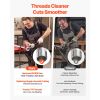 Ratchet Pipe Threader Kit with 3 Dies, 1/2" BSPT, 3/4" BSPT, 1" BSPT Manual Ratcheting Pipe Threading Tool