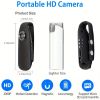 Small Body Cameras; 1080P Full HD Mini Camera Body Wear Camera; Bike Cameras Cycling Video Recorder; Portable Pocket Body Cams With Back Clip; Video &