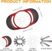 Apple Cutter, Apple Corer and Slicer - Stainless Steel Apple Corer - 4.72 Inch Apple Slicer Tool with 12 Super Sharp Blades