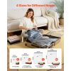 Vacuum Storage Bags, 26 Pack Space Saver Vacuum Seal Bags for Clothing, with Pump and Charging Cable, Double Zipper Seal, Thickened PA and PE