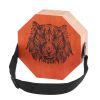Unique Cajon Box Drum, with Internal Guitar Strings, Portable Wooden Percussion Box, Birch Wood Drum Musical Instrument with Adjustable Strap