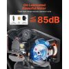 25-Gallon Air Compressor, 2HP 5.5 SCFM at 90PSI, Max 200PSI Pressure Oil-Lubricated Air Compressor Tank, Portable on Wheels for Auto Repair