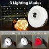 Large Waterproof Camping Tarp Shelter Kit with LED String Lights