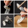 Small steel cannon mini knife: sharp and durable, compact and easy to carry and store, multi-functional design
