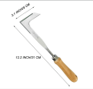 Crack Weeder Crevice Weeding Tool Patio Weeder L-Shape Patio Knife Lawn Yard Gardening Tool