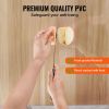 Plastic Table Cover, 42 x 72 Inch 2.0 mm Thick Clear Table Protector, Rectangle PVC Desk Mat, Waterproof & Easy Cleaning Desk Pad Tablecloth
