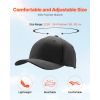 Baseball Cap, Plain Baseball Hat with Breathable Fabric, Adjustable Size, Lightweight Summer Thin Sports Caps Ideal for Running, Workouts