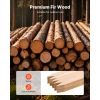 Wooden Garden Stakes, 25 Pcs 36 x 0.5 x1.5 in Survey Grading Stakes, Garden Ground Stake with Sharp Point, Fir Wood Plant Support Stake
