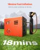 PCP Air Compressor, 4500PSI/30Mpa PCP Airgun Compressor with Built-in Converter & Fan Cooling System