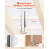 50 Pcs Joist Hanger, Inner Dimensions 1.57 x 1.50 x 7.83 inch / 40 x 38 x 199 mm, Rafter Hurricane Ties Joist Hangers with Rustproof Coating