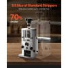 Manual Wire Stripping Machine, 0.06-1 in, Copper Stripper with Hand Crank or Drill Powered, 64Mn Quenched Blades, 45# Steel Rollers