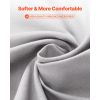 Fitted Sheet, 1 Set of 2 Pieces, Twin Size Elastic Fitted Sheet with High-Quality Microfiber