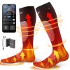 Heated Socks, Small Size, 5000mAh Battery Rechargeable Heating Socks with 4 Heating Levels, Electric Heated Sock with APP Control for Men Women