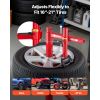 Manual Tire Changer Duck Head Kit with Silver Cone, Fit for 16"-21" Wheels, Heavy Duty Manual Tire Changer Duck Head Adapter Kit