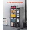 Storage Shelves, 2000 lbs, 5 Tier Garage Storage Shelving, 18" D x 32" W x 72" H Adjustable Metal Shelves for Garage Shelves Utility Rack Shelf