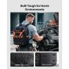 Tool Backpack, 45 Pockets, Heavy-duty Tools Storage Organizer Work Bags with Laptop Compartment & Reinforced Fabric Basee